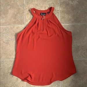 Halter Neck Top with Gold Detail